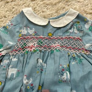 Baby Boden Romper with animals